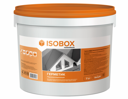 Герметик ISOBOX Акриловый Паропроницаемый  (внутренний Б), ведро 7кг
