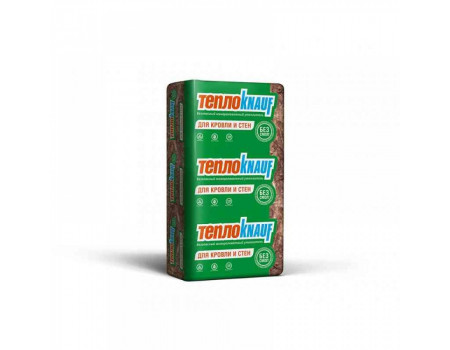 Утеплитель Тепло KNAUF для КОТТЕДЖА TS 037 Aquastatik 50х610х1230 мм, упаковка (16 плит; 12 м2; 0,6 м3)