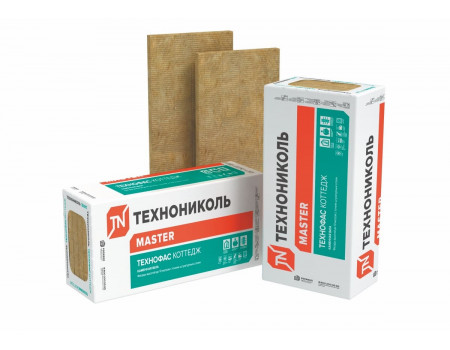 Каменная вата Технофас Коттедж 1200х600х100 мм, упаковка (3 плиты; 2,16 м2; 0,216 м3)