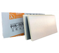 Теплоизоляционные PIR-плиты PirroGroup PirroТермо Ф/Ф (фольга) 1200х600х50 мм с L-крoмкoй (в упаковке: 6 плит; 4,32 м2) 