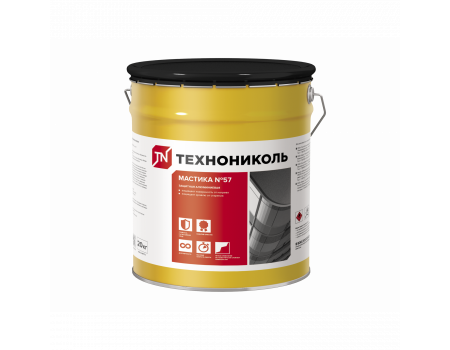 Мастика защитная алюминиевая Технониколь № 57, ведро 20 кг 