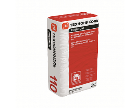Клей для плит из минеральной ваты ТЕХНОНИКОЛЬ 110 (25 кг в мешке)